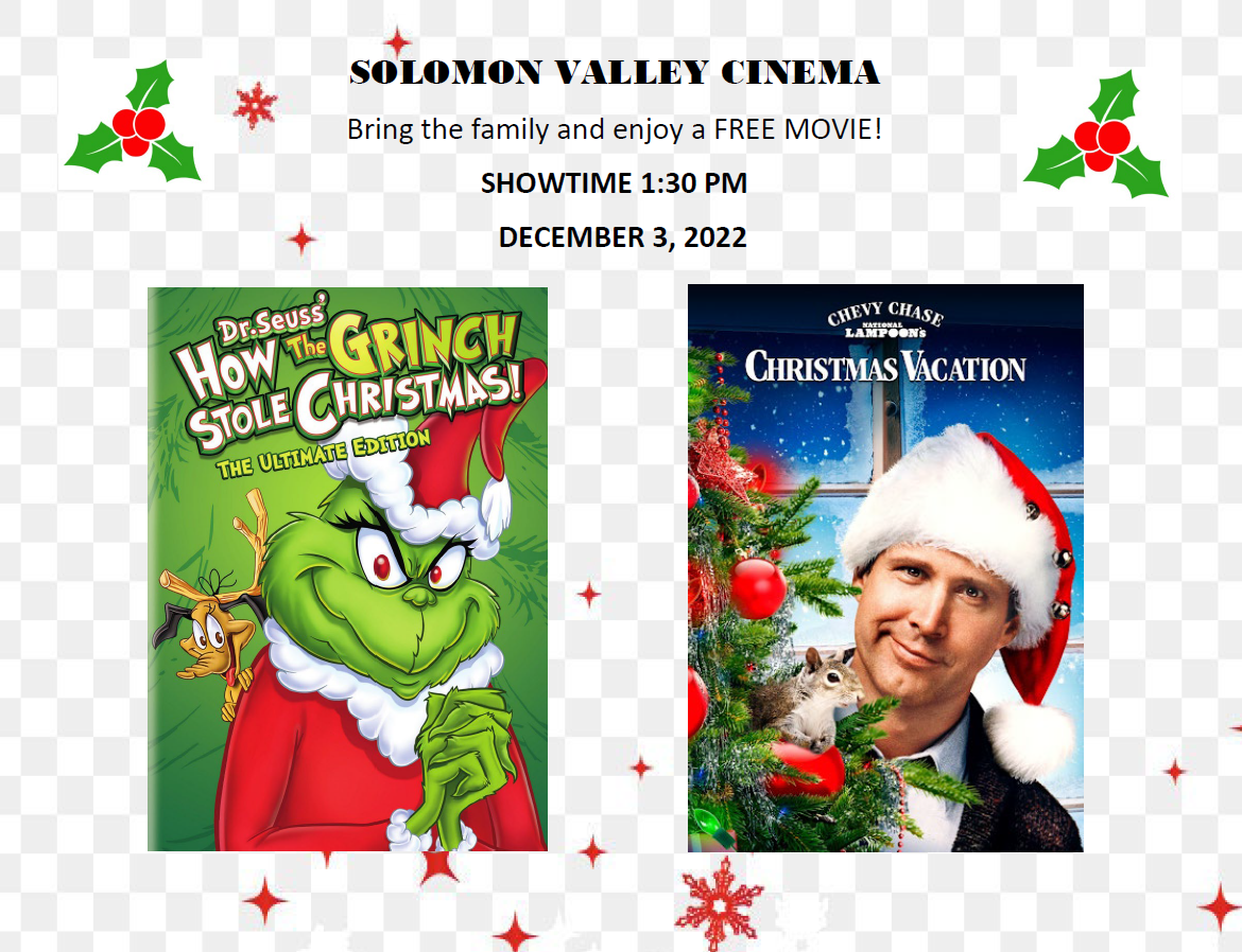 Free Movie 1:30 PM on December 3